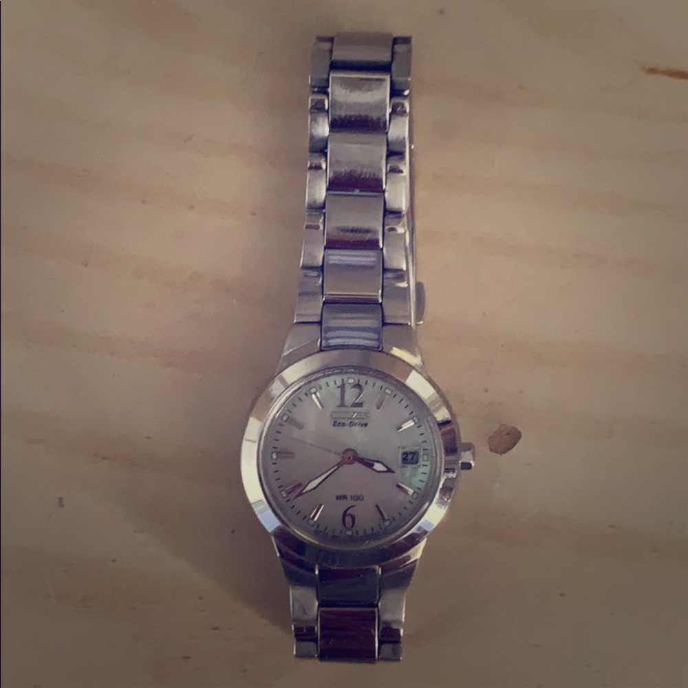 Delicate simplistic silver watch